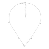 Gucci GG Running Necklace with Diamonds