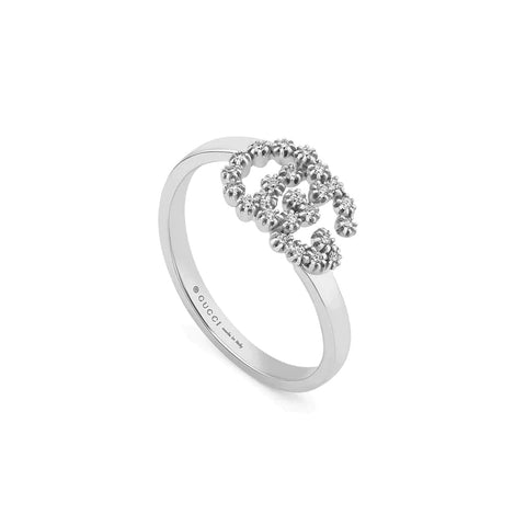 Gucci GG Running Ring with Diamonds