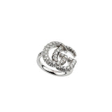 Gucci GG Running Ring with Diamonds