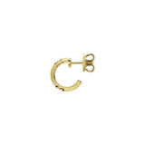 Gucci Icon 18k Yellow Gold 6mm Hoop Earrings