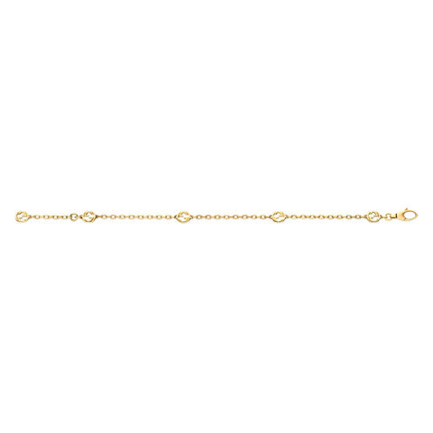 Gucci Interlocking 18K Bracelet