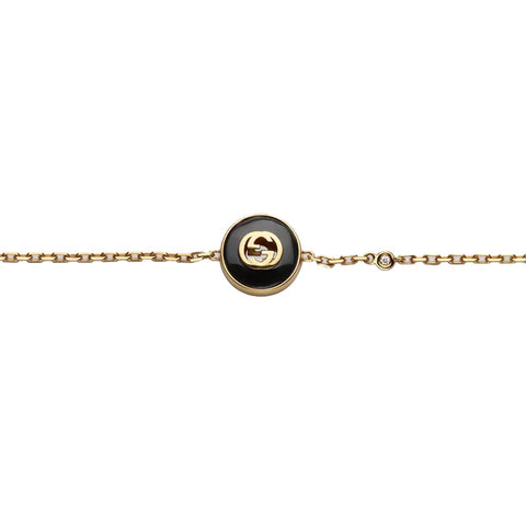 Gucci Interlocking 18K Chain Bracelet