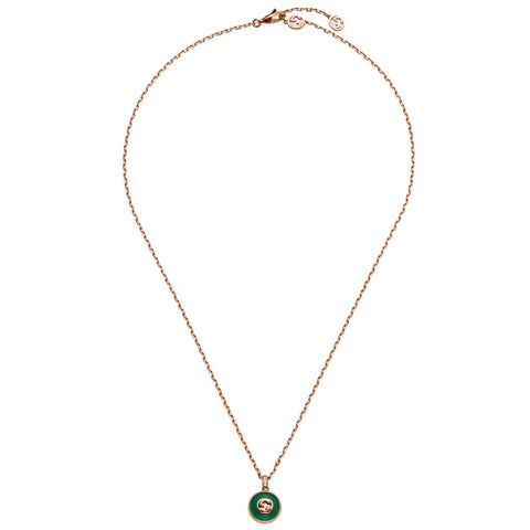 Gucci Interlocking 18K Chain Necklace