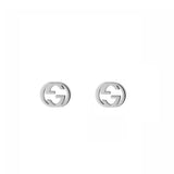 Gucci Interlocking 18K Gold Earrings