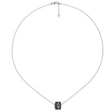Gucci Interlocking 18K White Gold Corundum Necklace