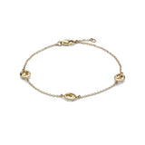 Gucci Interlocking 18K Yellow Gold Chain Bracelet