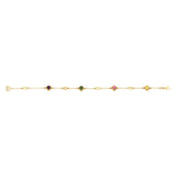 Gucci Interlocking Bracelet with Gemstones