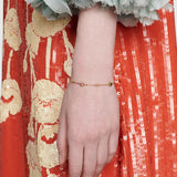 Gucci Interlocking Bracelet with Gemstones