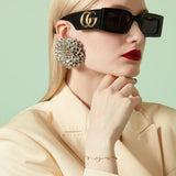 Gucci Interlocking Diamond Bracelet