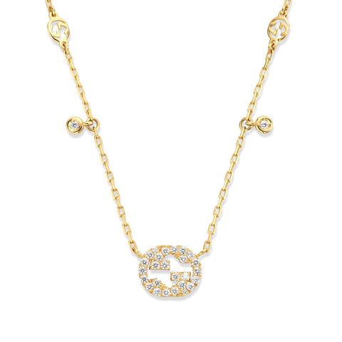 Gucci Interlocking Diamond Necklace
