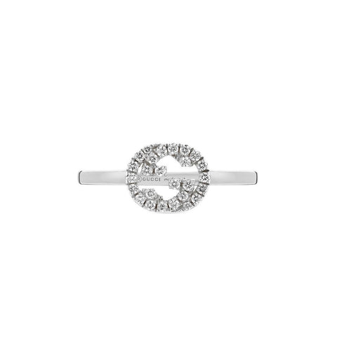 Gucci Interlocking Diamond Ring