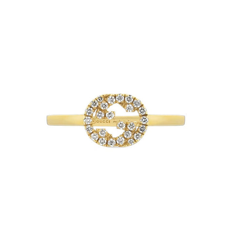 Gucci Interlocking Diamond Ring