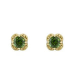 Gucci Interlocking G Green Tourmaline Earrings