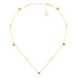Gucci Interlocking Necklace with Gemstones