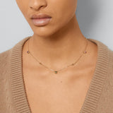 Gucci Interlocking Necklace with Gemstones