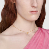 Gucci Interlocking Necklace with Gemstones