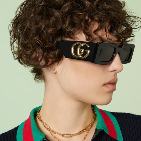 Gucci Interlocking Stud Earrings