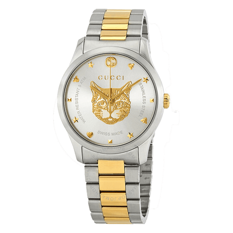 Gucci Ladies' G-Timeless Two-Tone Watch