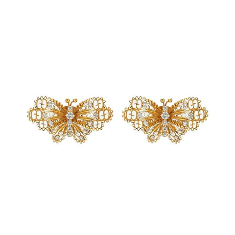 Gucci Le Marché des Merveilles Butterfly Earrings
