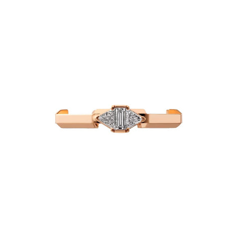 Gucci Link to Love Baguette Diamond Ring