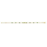 Gucci Link to Love Baguette Tourmaline Bracelet