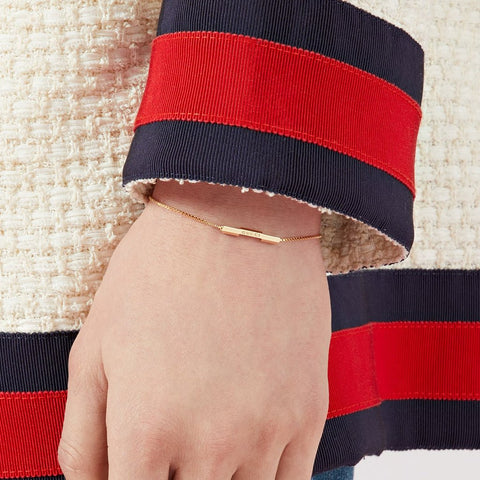 Gucci Link to Love Bracelet with 'Gucci' Bar