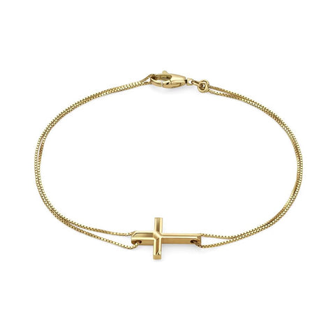 Gucci Link To Love Cross Charm Bracelet