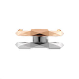 Gucci Link to Love geometric studded double ring