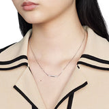 Gucci Link to Love Necklace with Diamonds