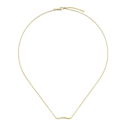 Gucci Link to Love necklace with Gucci bar