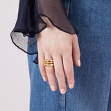 Gucci Link to Love Studded Ring