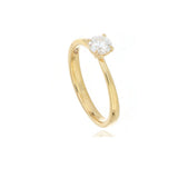 Hearts On Fire 18KR Signature Solitaire Diamond Ring