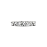 Hearts On Fire 18KW 5 Stone Wedding Band