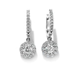 Hearts On Fire 18KW Fulfillment Diamond Drop Earrings