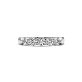 Hearts On Fire 18KW Signature 5-Stone Wedding Band