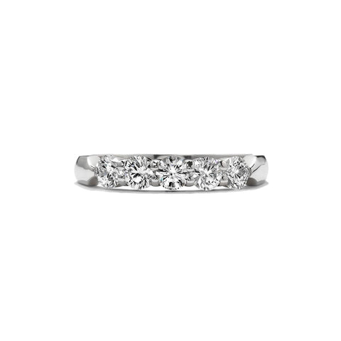 Hearts On Fire 18KW Signature 5-Stone Wedding Band