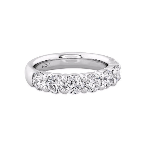 Hearts On Fire 18KW Signature 7-Stone Wedding Band