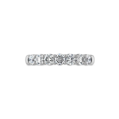 Hearts On Fire 18KW Signature 7-Stone Wedding Band
