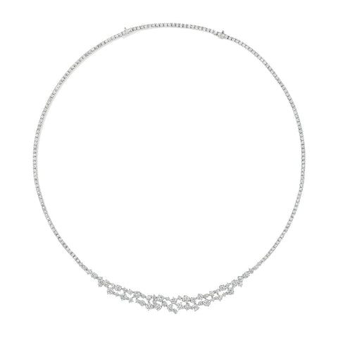 Hearts On Fire 18KW Starlight Diamond Necklace