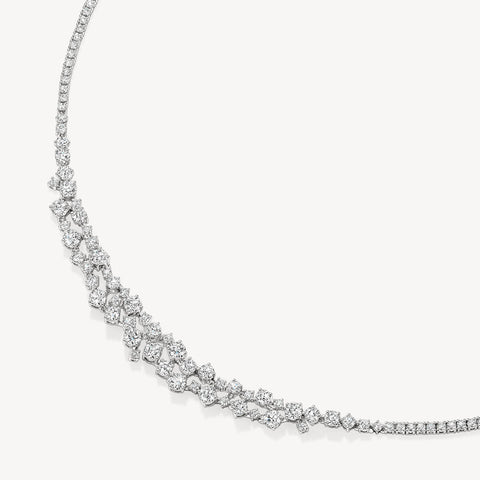 Hearts On Fire 18KW Starlight Diamond Necklace