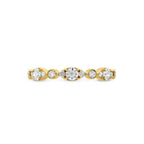 Hearts On Fire 18KY Bezel Regal Diamond Band