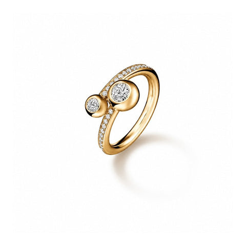 Hearts On Fire 18KY Dream Bypass Pavé Ring