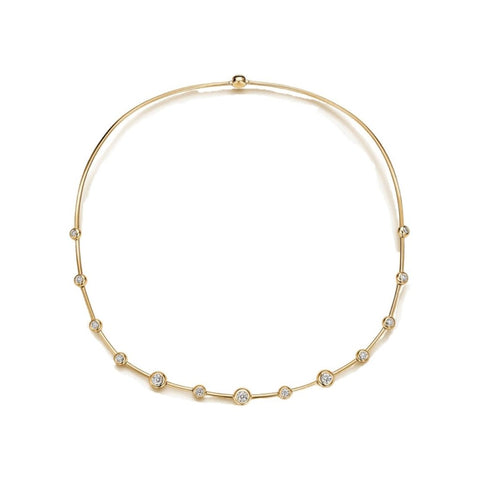 Hearts On Fire 18KY Dream Floating Diamond Choker