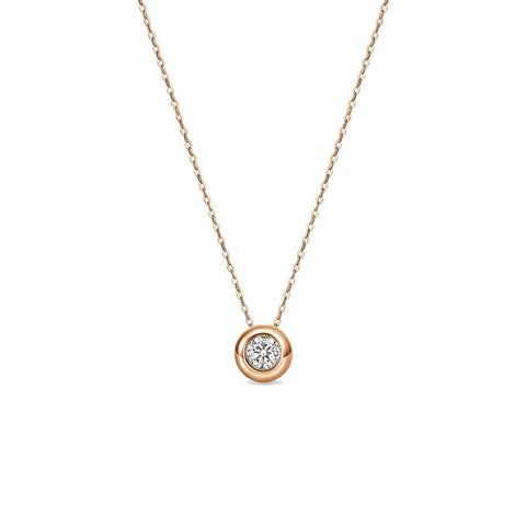 Hearts On Fire 18KY DREAM Solo Pendant Necklace
