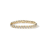 Hearts On Fire 18KY LU Droplet Bracelet