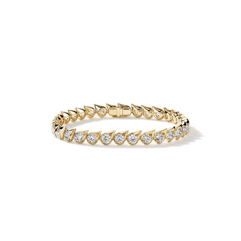 Hearts On Fire 18KY LU Droplet Bracelet