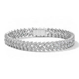 Hearts On Fire Aerial Dewdrop Double Line Bracelet