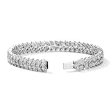 Hearts On Fire Aerial Dewdrop Double Line Bracelet