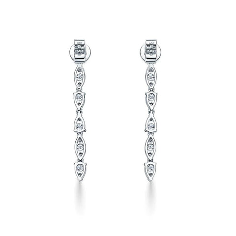Hearts On Fire Aerial Dewdrop Stiletto Diamond Earrings