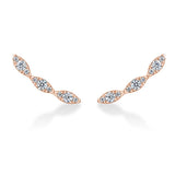 Hearts On Fire Aerial Marquis Earring Climbers